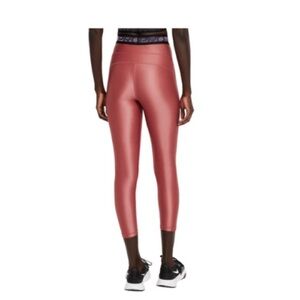 Nike Women's Pro Shiny High Rise 7/8 Leggings-Cool Rose